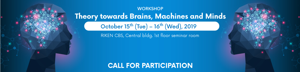 Workshop: Theory towards Brains, Machines and Minds